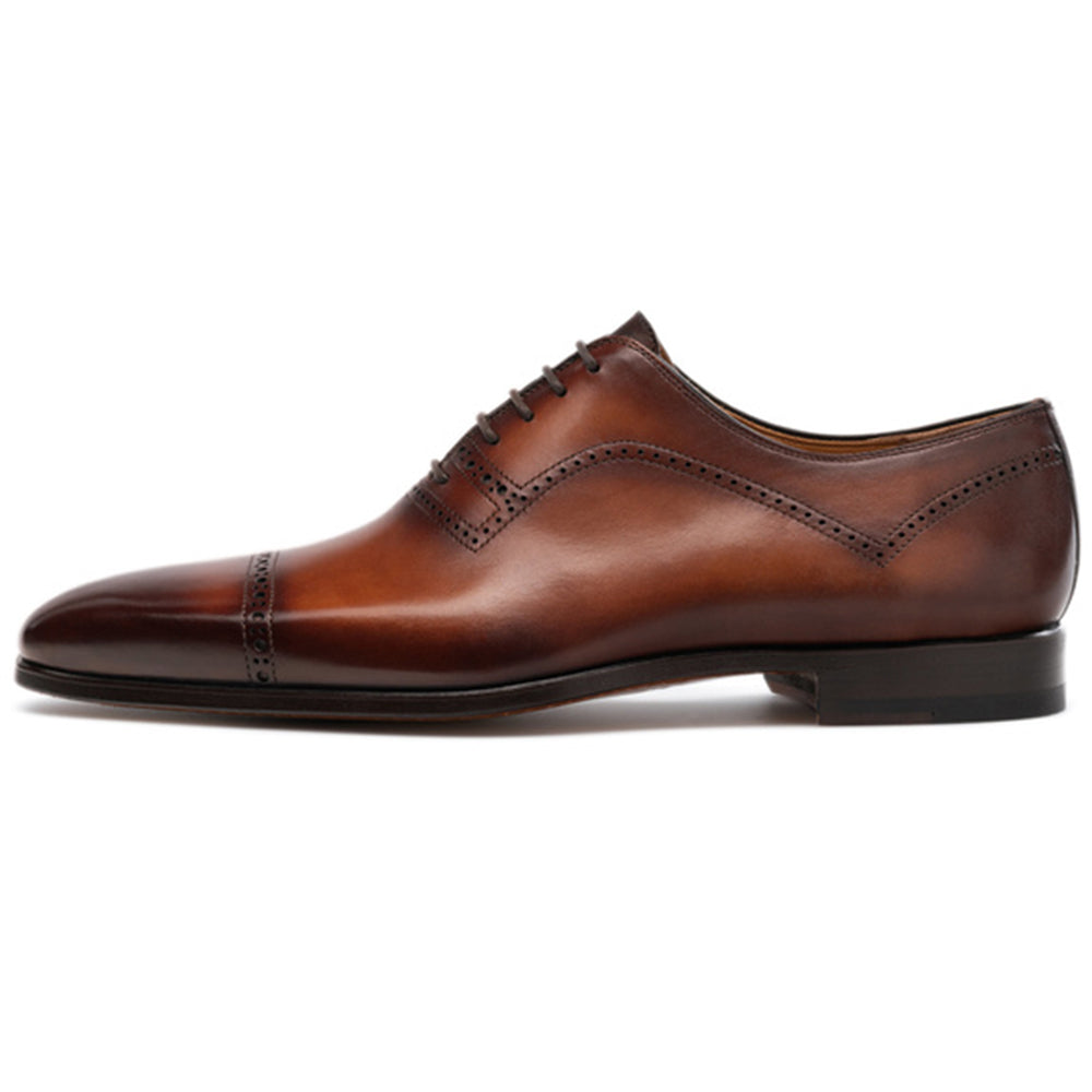 Vellano Cognac Crofton Wholecut Derby Shoe