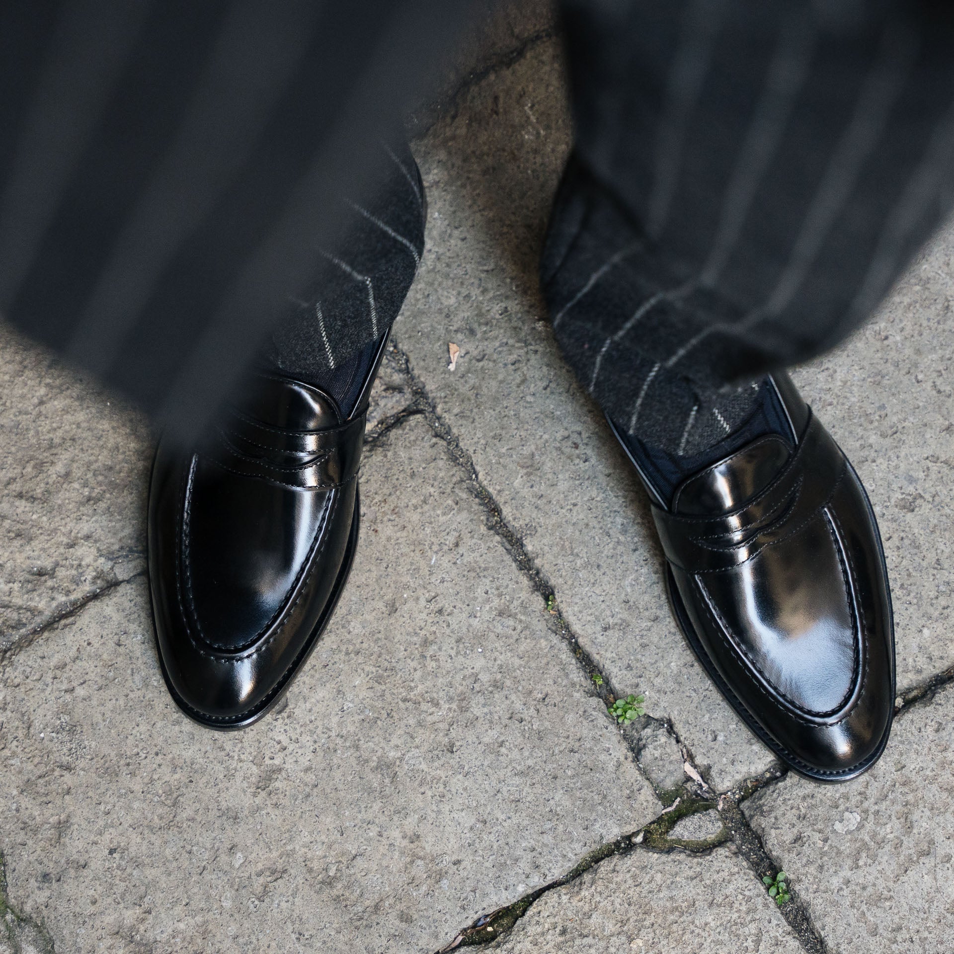 Vellano Harrowmere Sentinel Black Penny Loafers