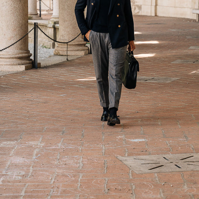 Vellano Halverton Black Abraded Tassel Loafers