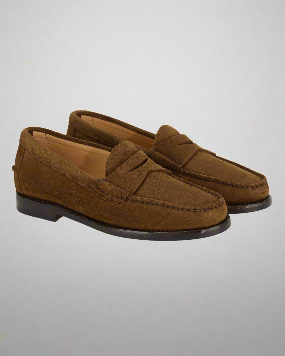 Vellano Tobacco Brown Penny Loafers