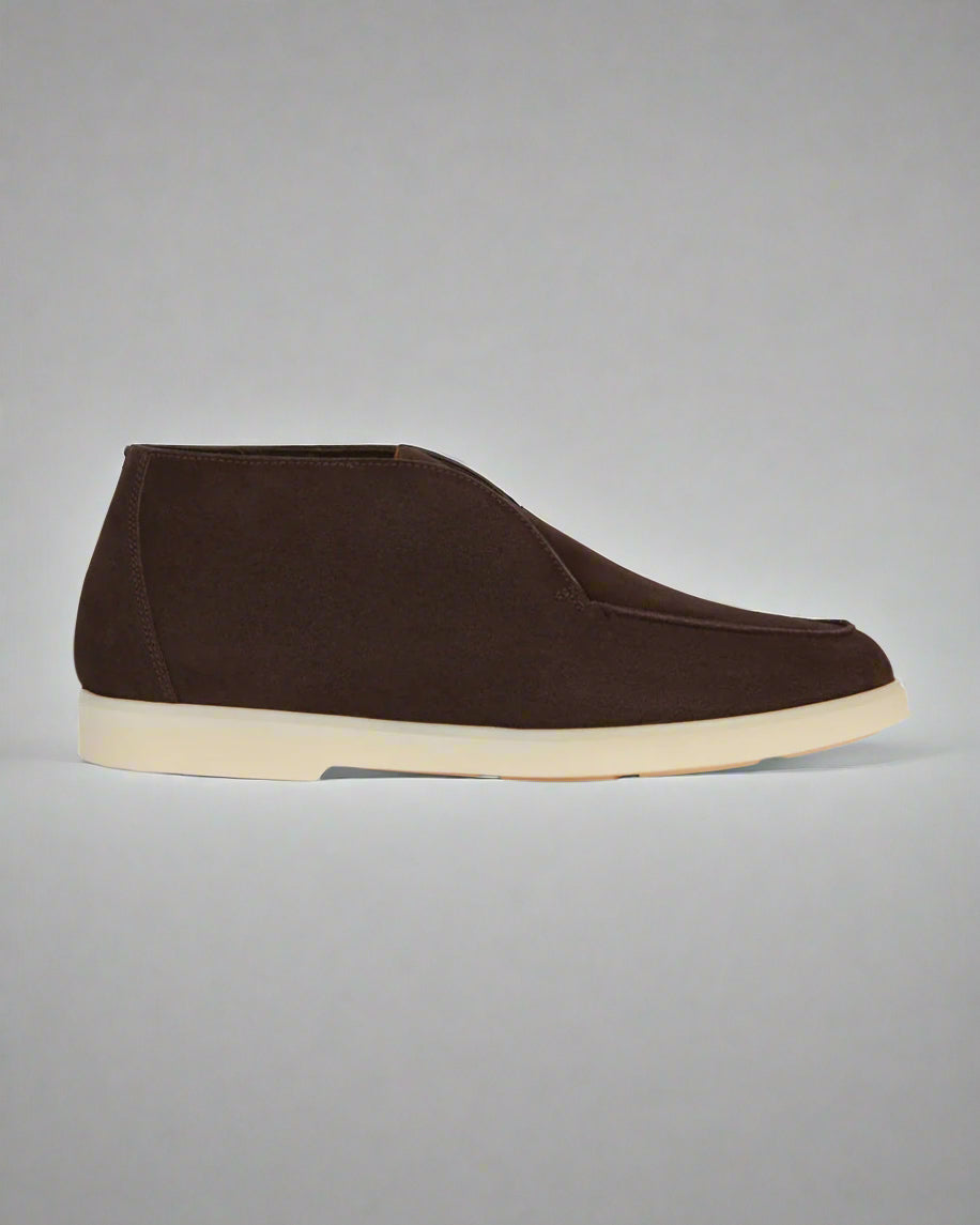 Vellano Bramleigh Dark Brown Suede Loafers