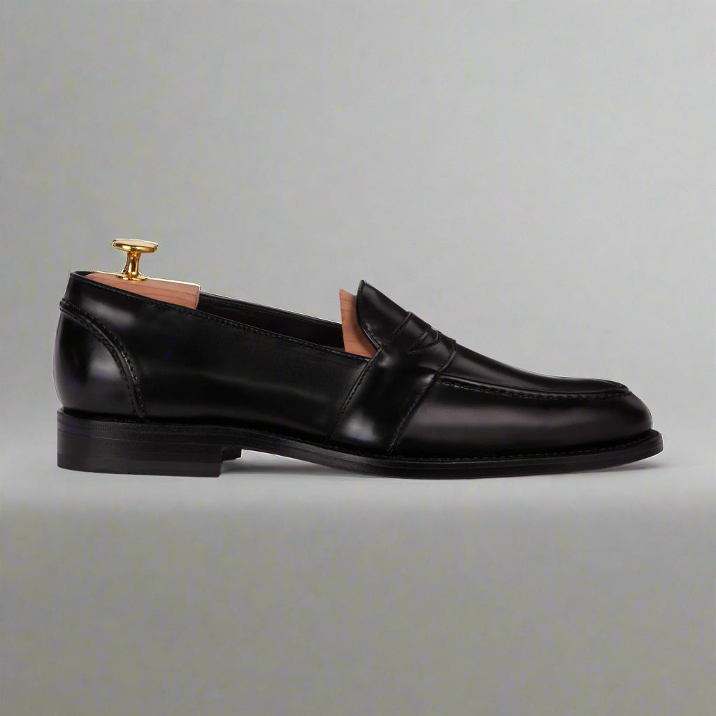 Vellano Harrowmere Sentinel Black Penny Loafers