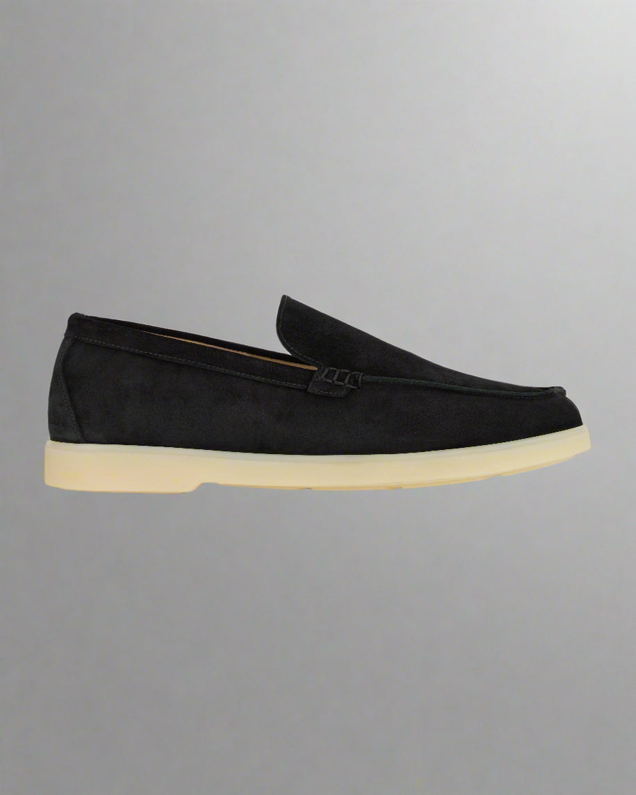 Vellano Calbridge Suede Loafers in Black