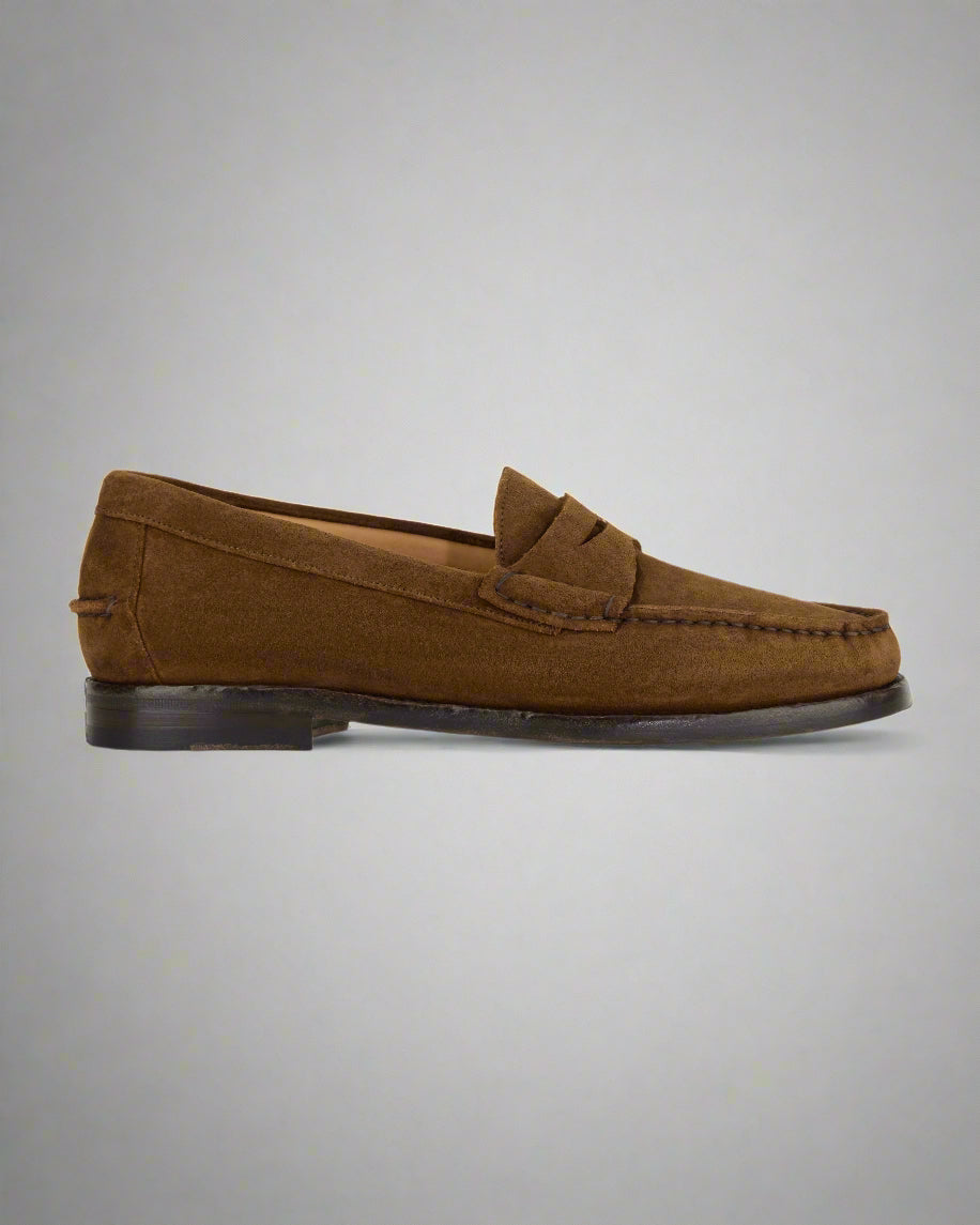 Vellano Tobacco Brown Penny Loafers