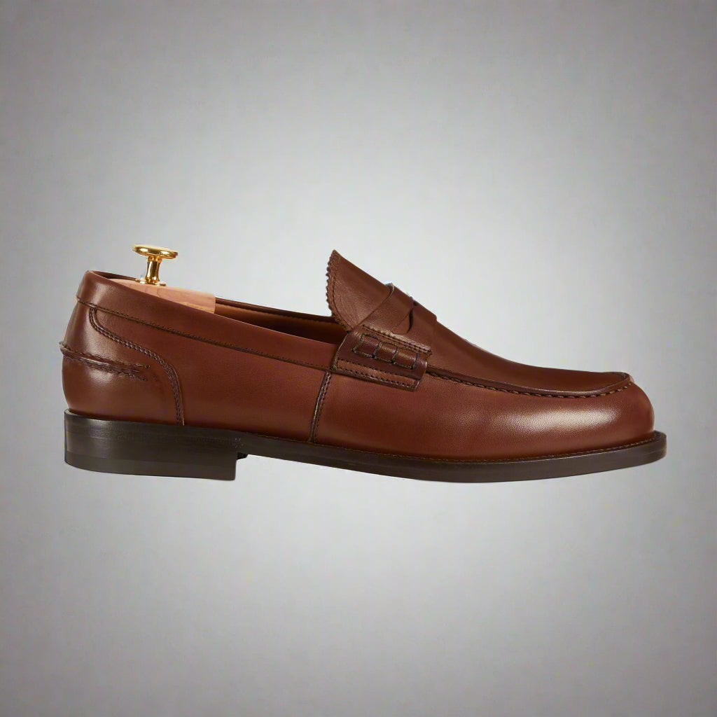 Vellano Harrowmere Brown Penny Loafers