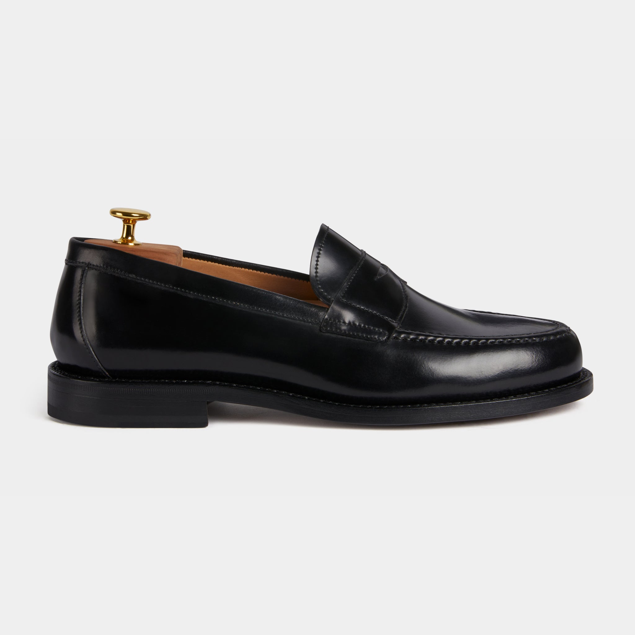 Vellano Dovermoor Black Cordovan Loafers