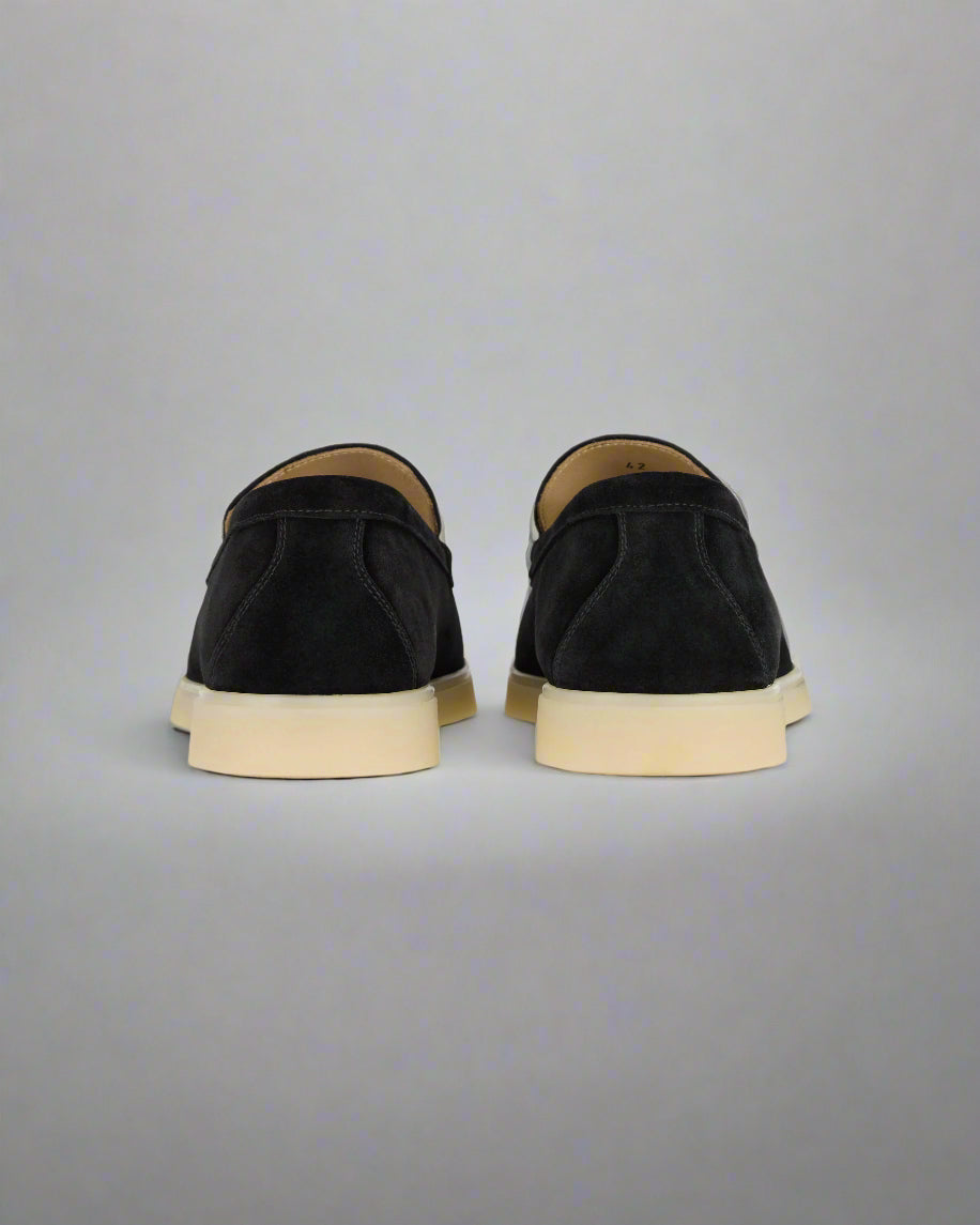 Vellano Calbridge Suede Loafers in Black