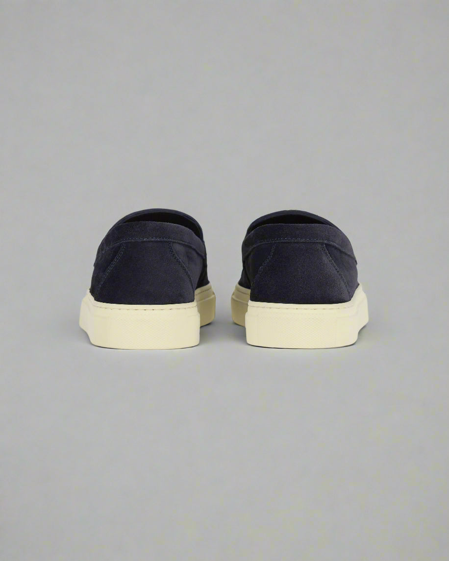Vellano Branlow Suede Loafers in Blue