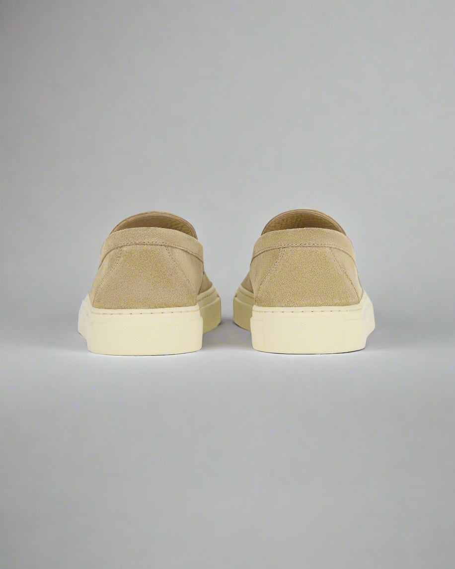 Vellano Thornmere Suede Loafers in Sand