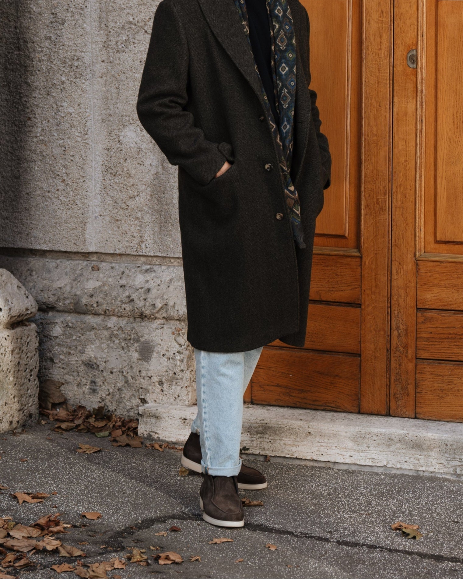 Vellano Bramleigh Dark Brown Suede Loafers