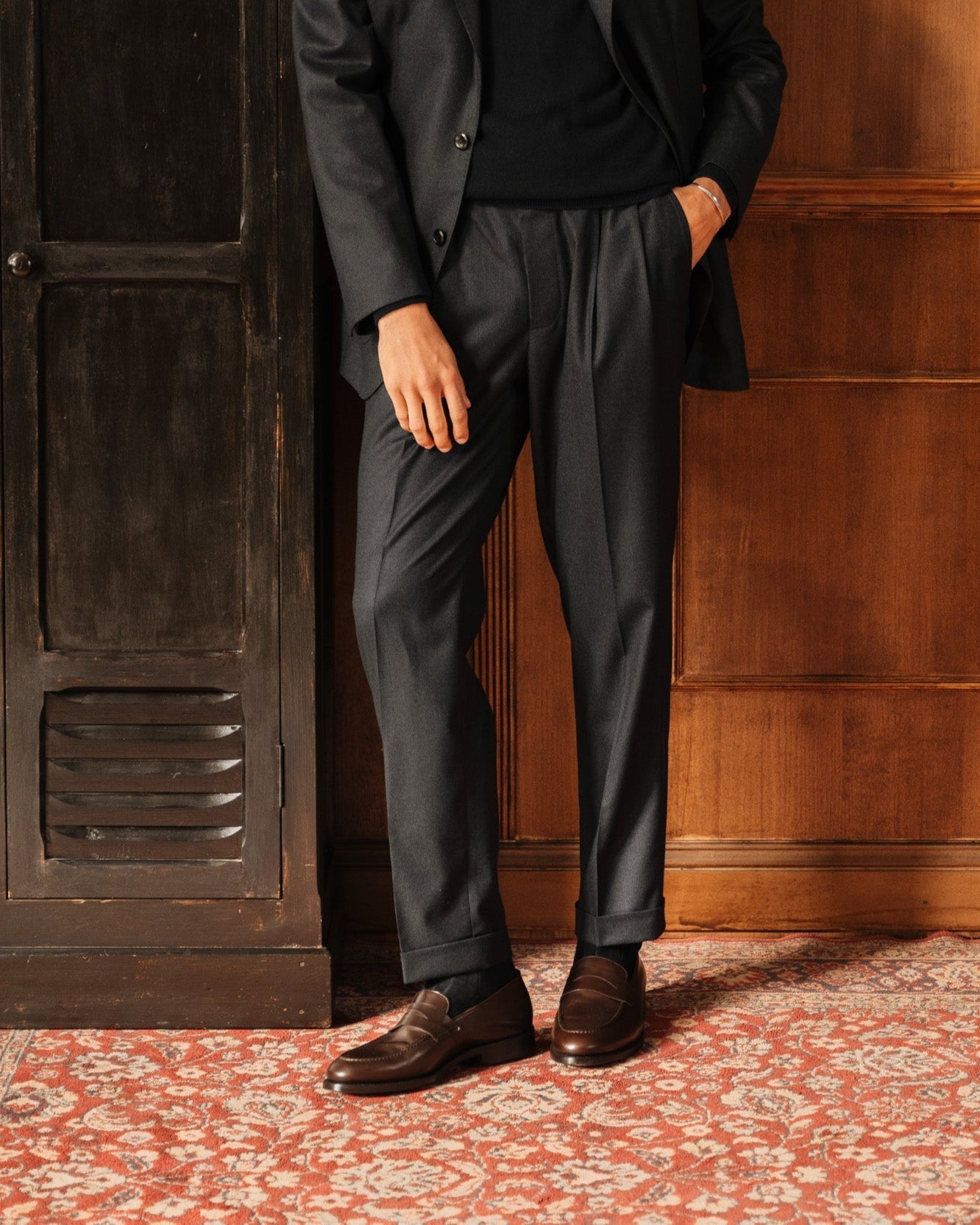 Vellano Harrowmere Dark Brown Penny Loafers