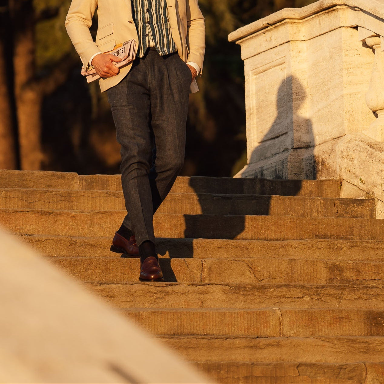 Vellano Eldwyne Dark Brown Cordovan Loafers