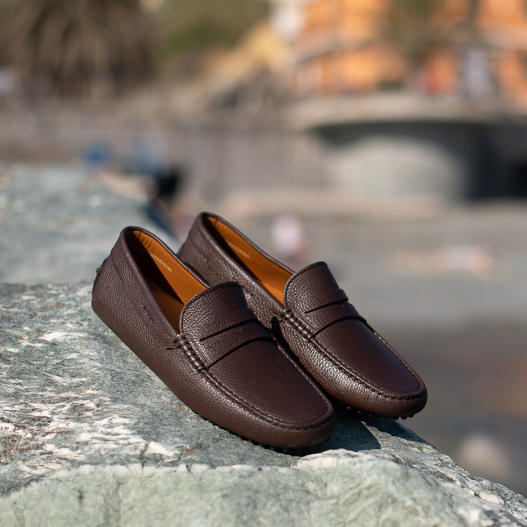 Vellano Eldwynd Dark Brown Penny Moccasins