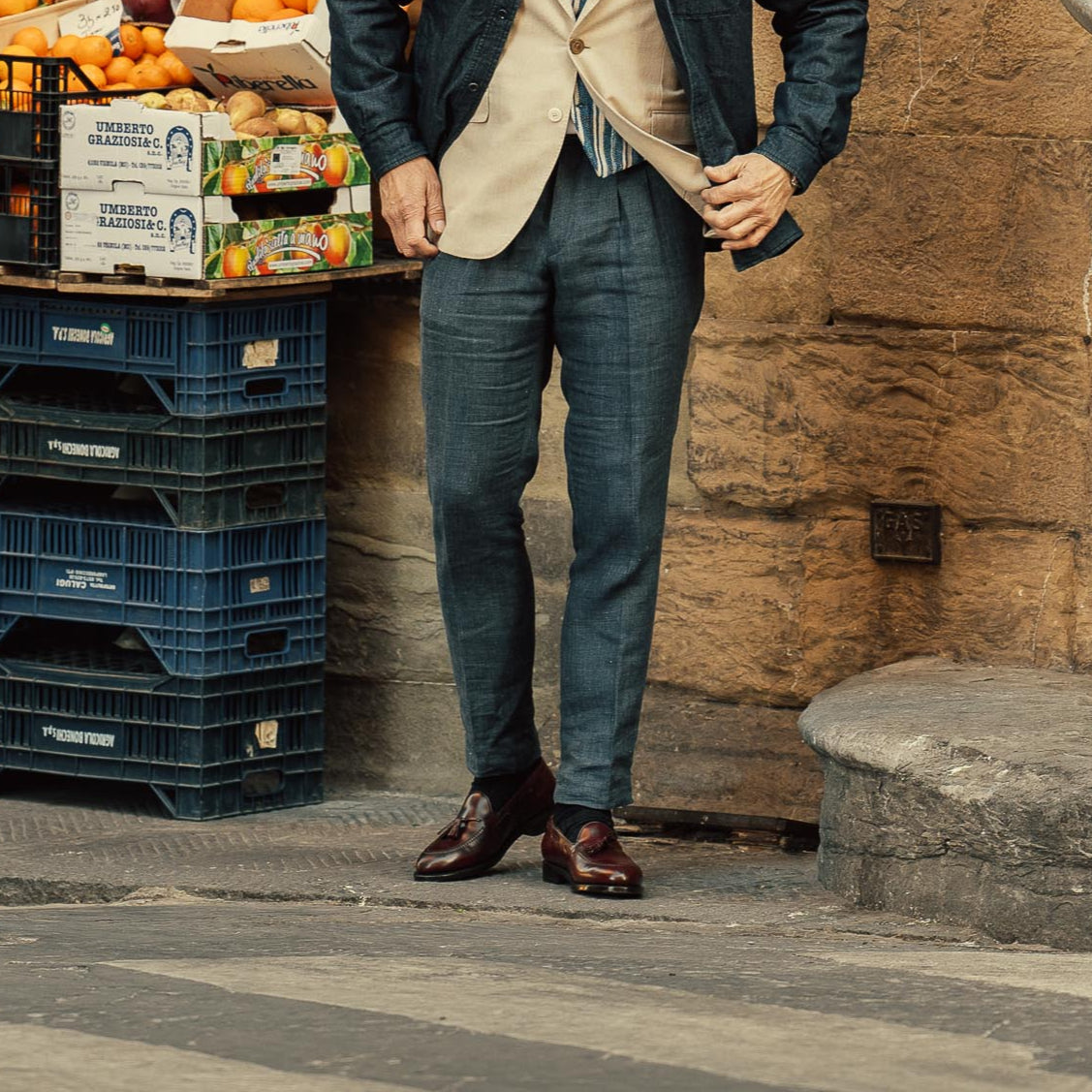 Vellano Cordovan Tassel Loafers