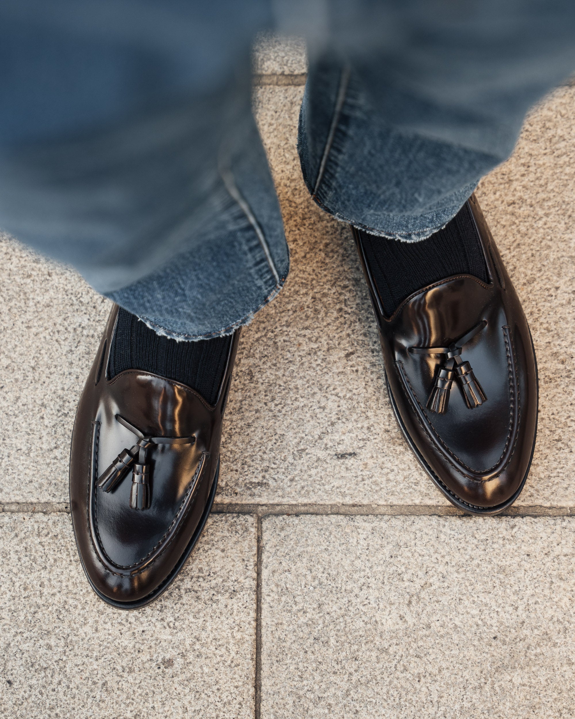 Vellano Halverton Dark Brown Tassel Loafers