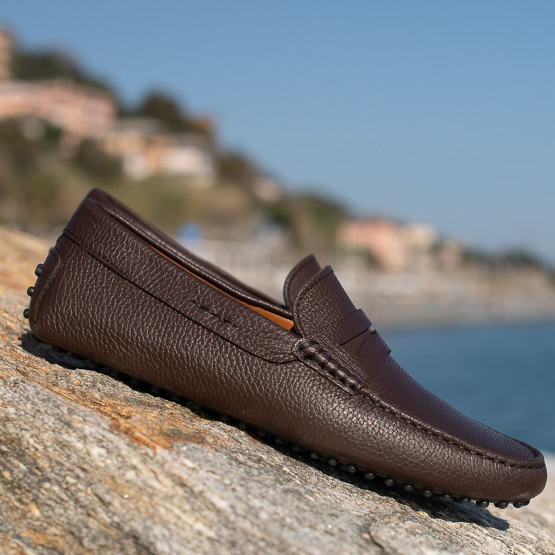 Vellano Eldwynd Dark Brown Penny Moccasins