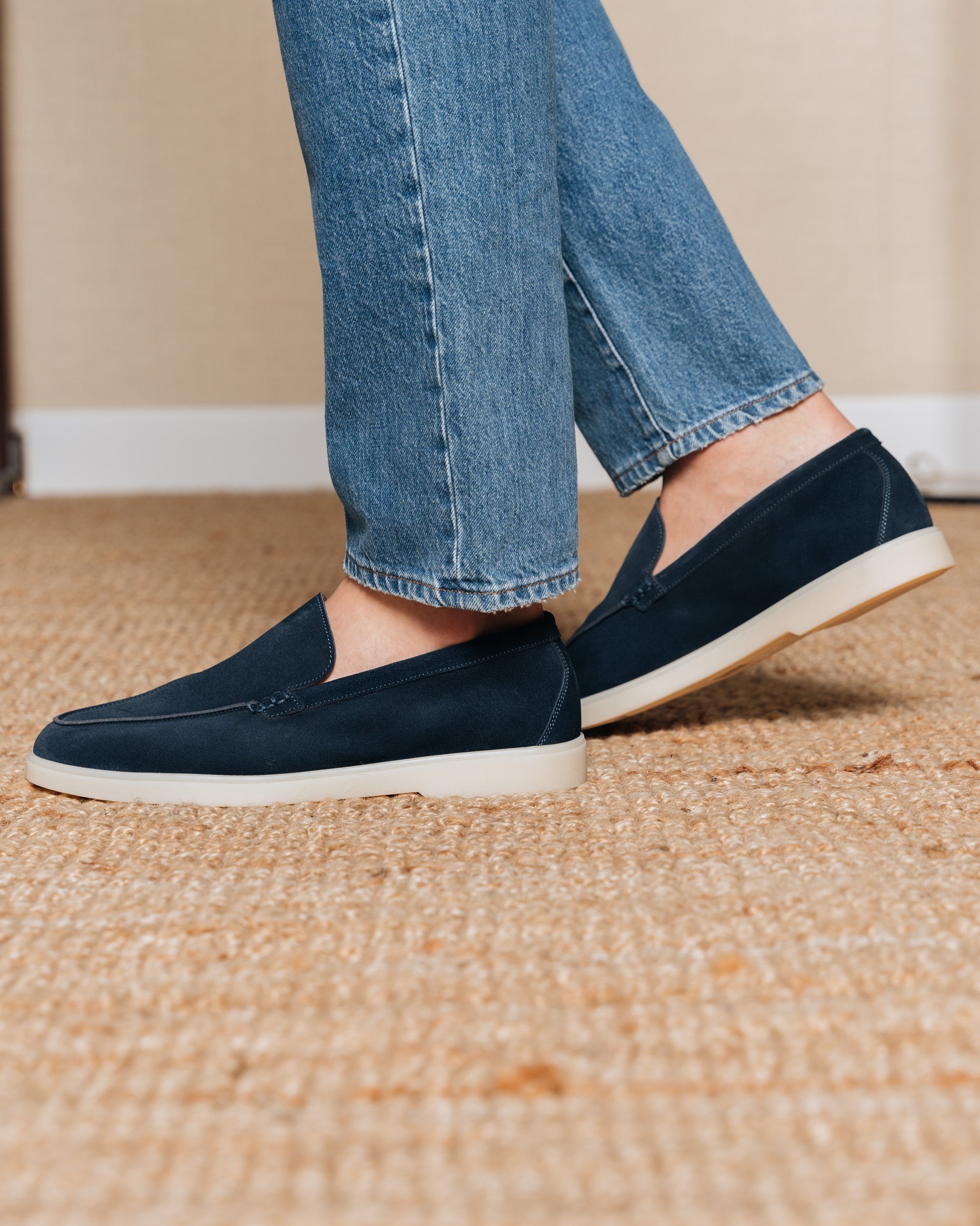 Vellano Calbridge Suede Loafers in Blue