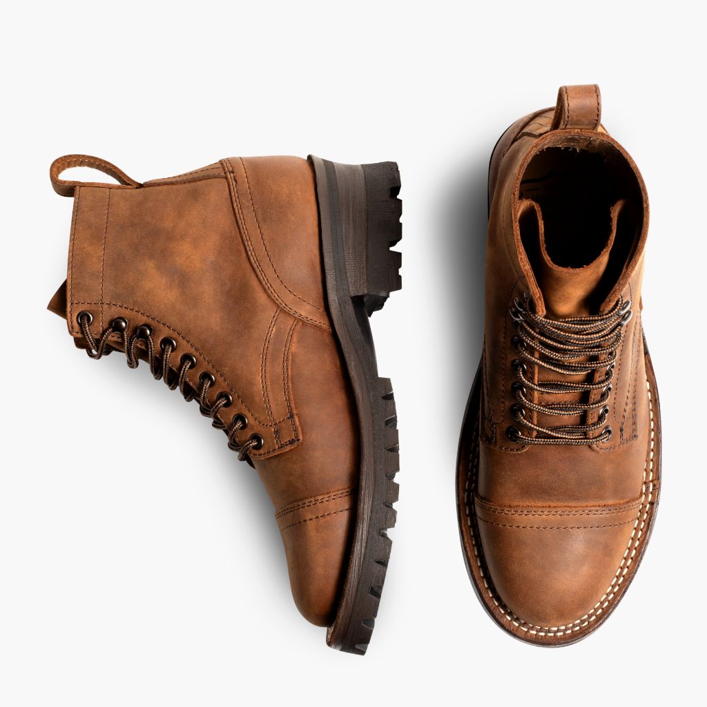 Vellano Outlander Goodyear Welt Service Boot – Saddle Brown