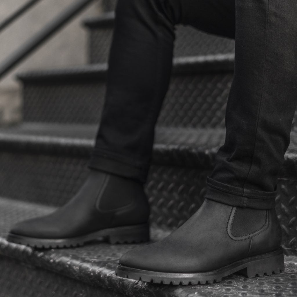 Vellano Regent Goodyear Welt Chelsea Boot – Carbon Black