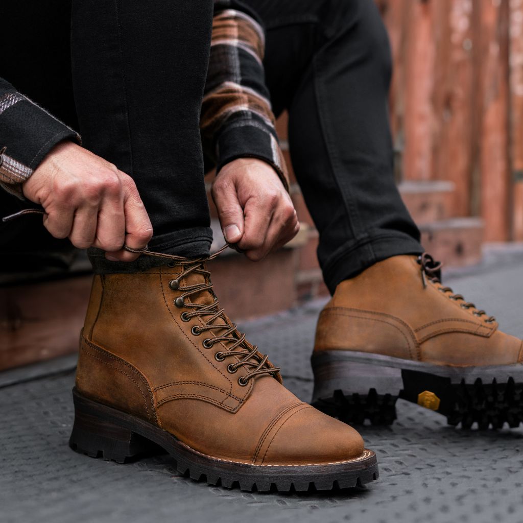 Vellano Outlander Goodyear Welt Service Boot – Saddle Brown