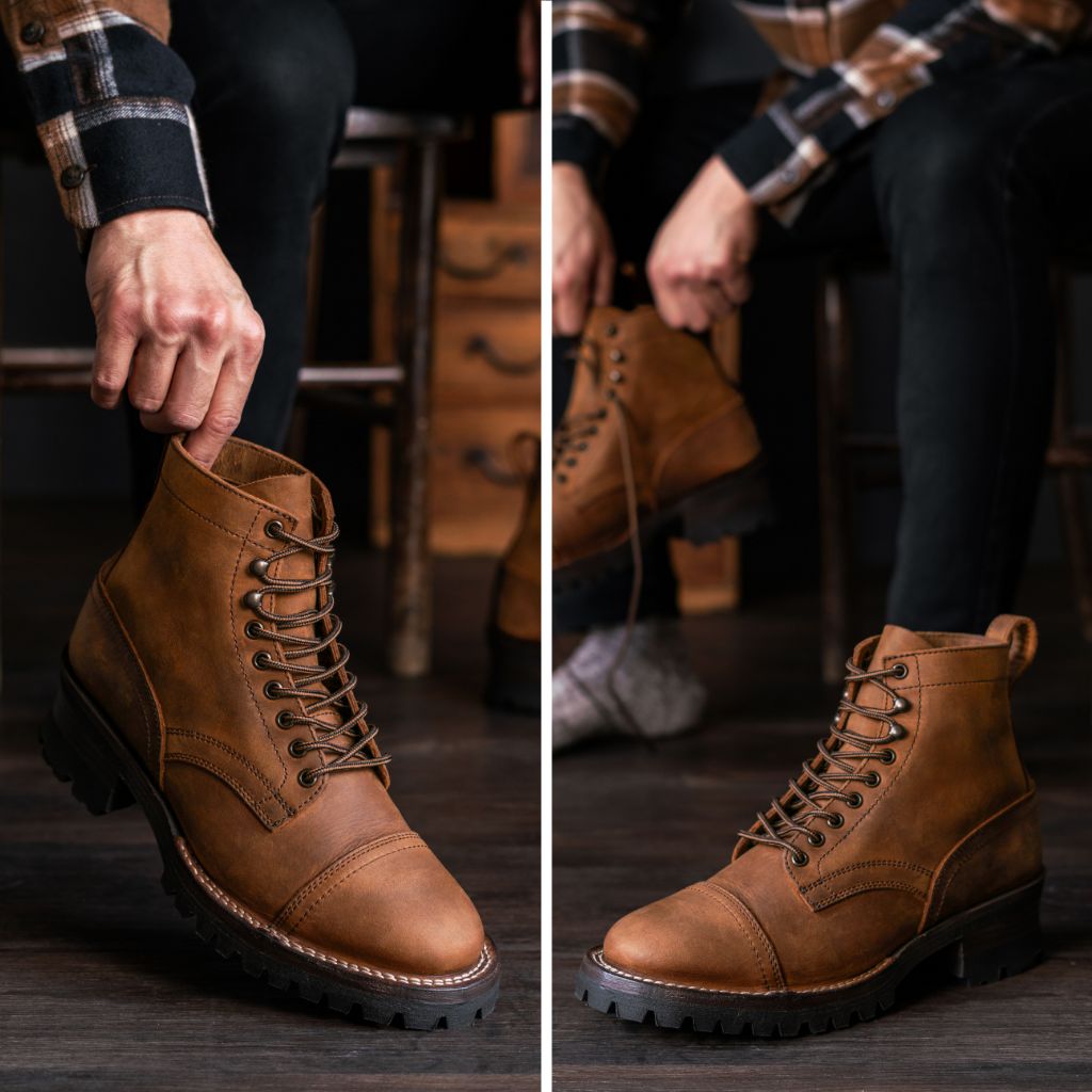 Vellano Outlander Goodyear Welt Service Boot – Saddle Brown