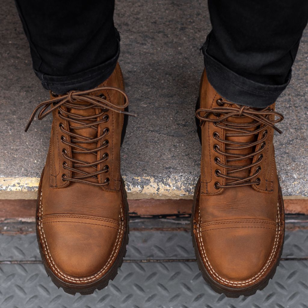 Vellano Outlander Goodyear Welt Service Boot – Saddle Brown