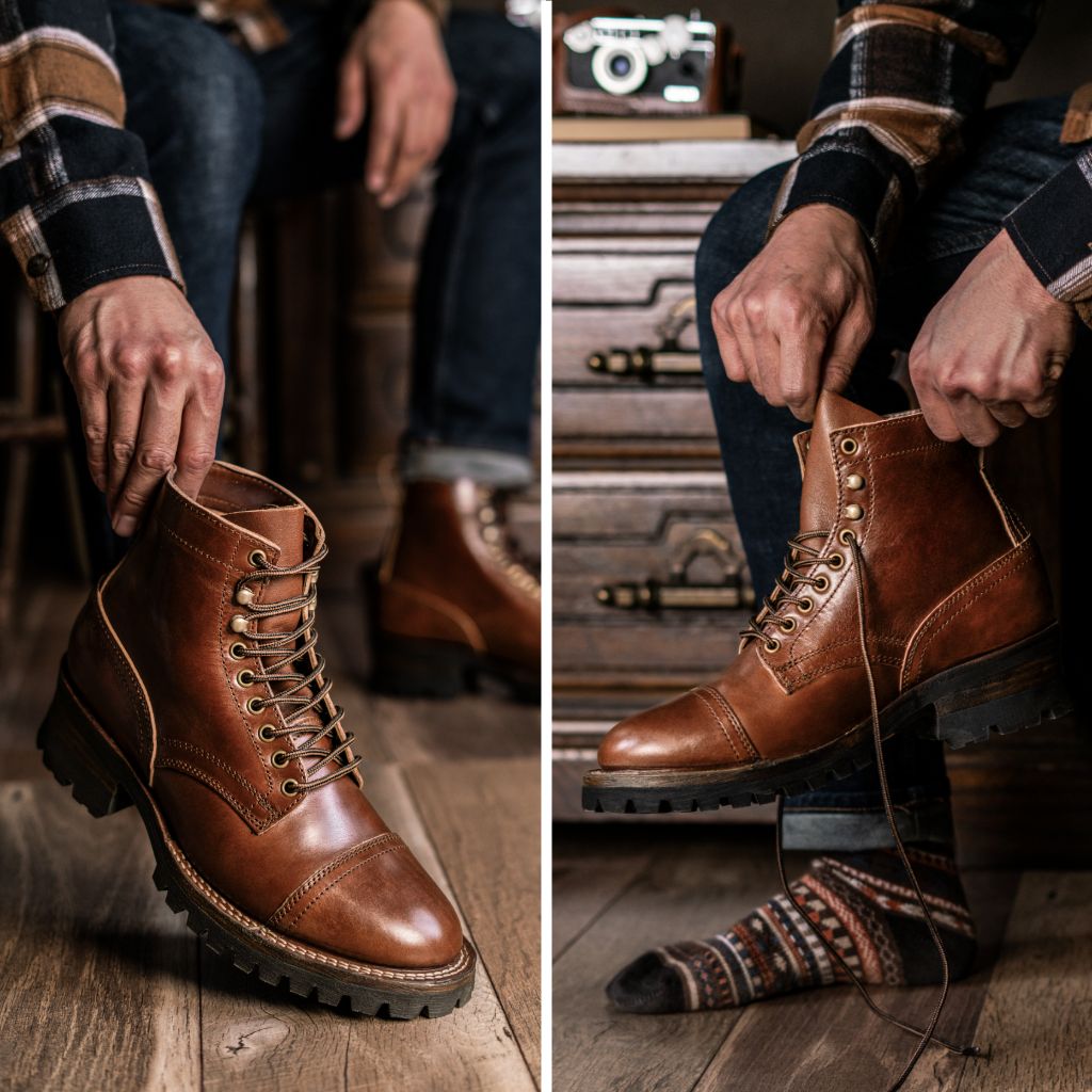 Vellano Outlander Goodyear Welt Service Boot – Terra Brown