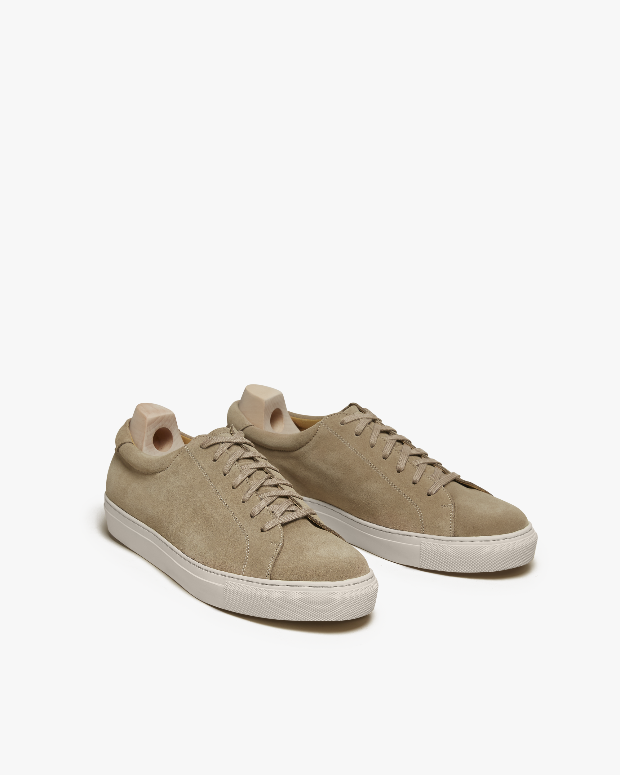 Vellano Oaxen Beige Suede Sneakers