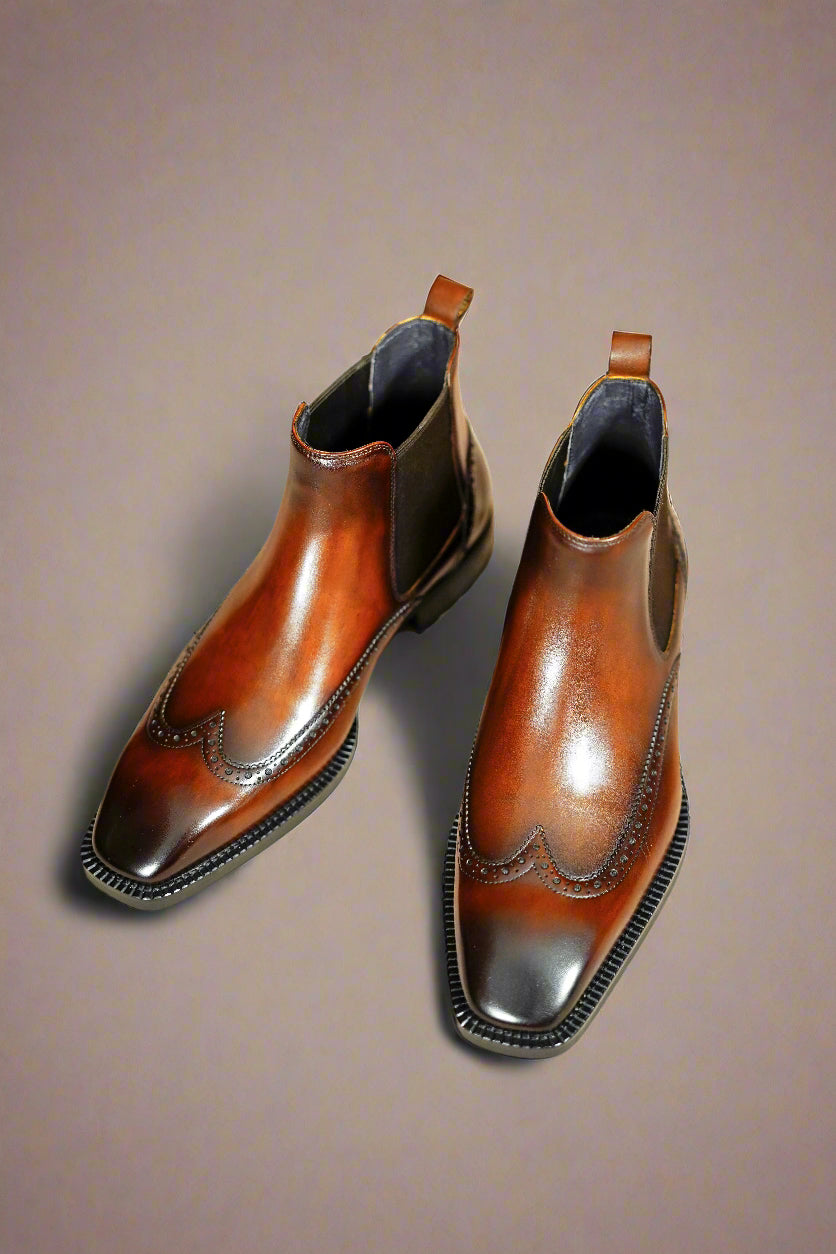 Vellano Windmere Leather Brogue Shoes