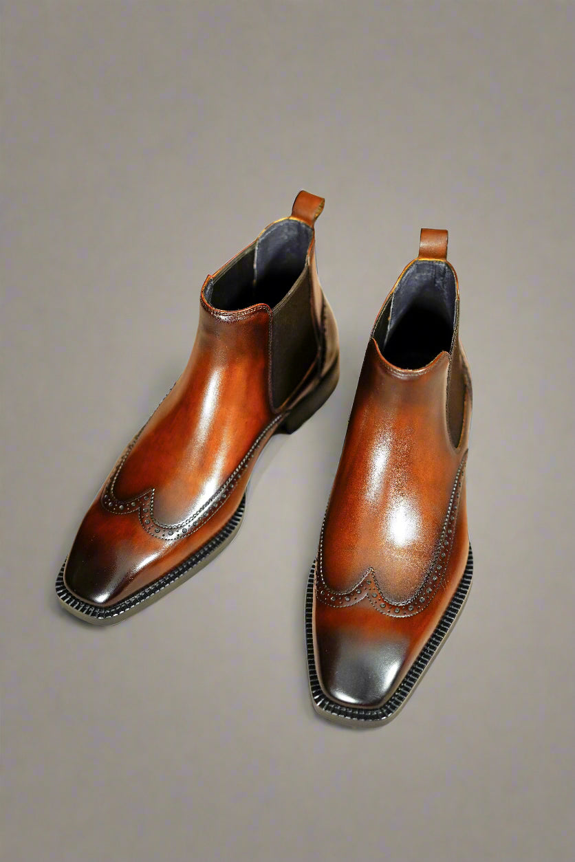 Vellano Windmere Leather Brogue Shoes