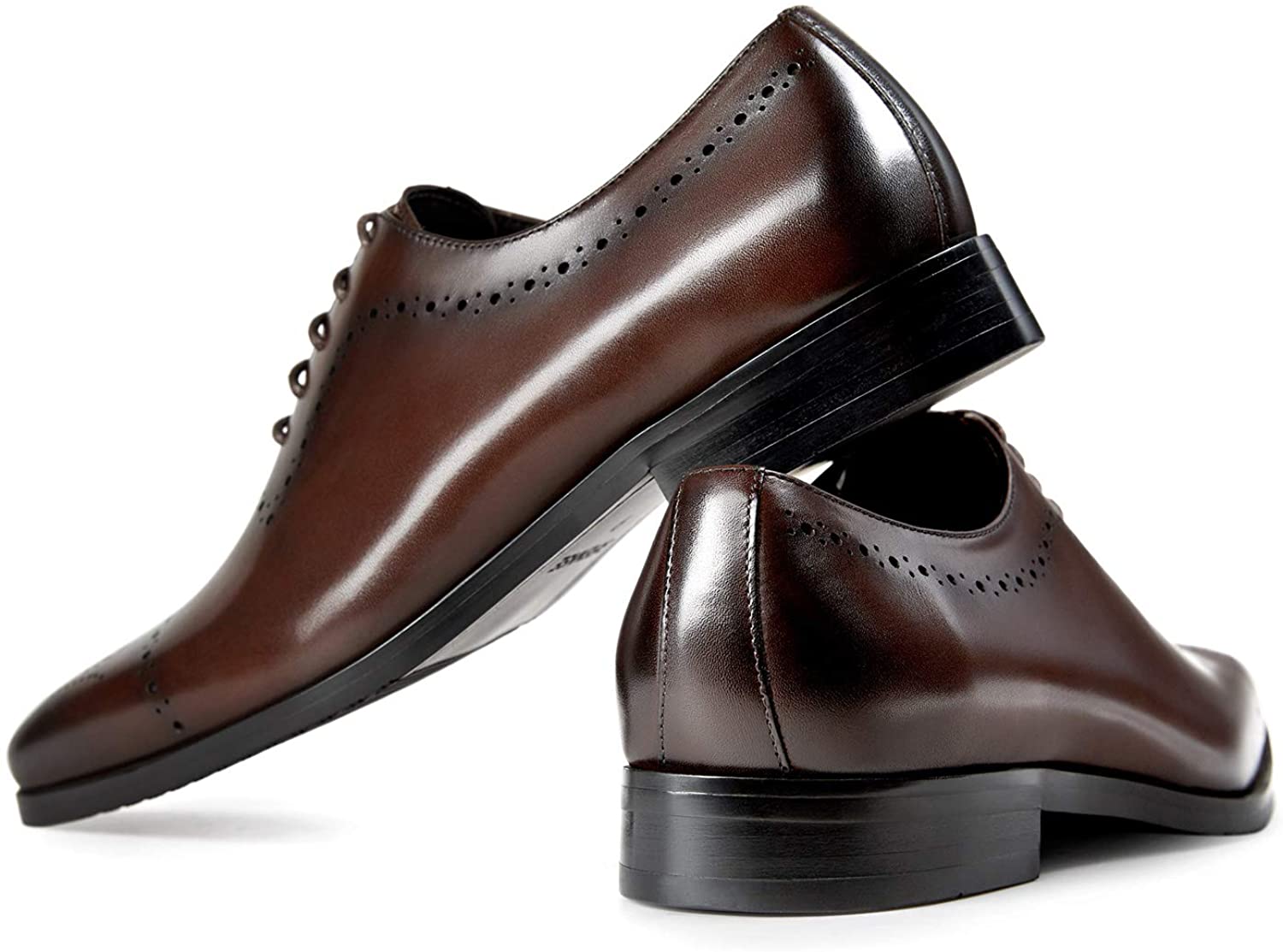 Vellano Kevina Brown Brogue Wholecut Derby Shoe