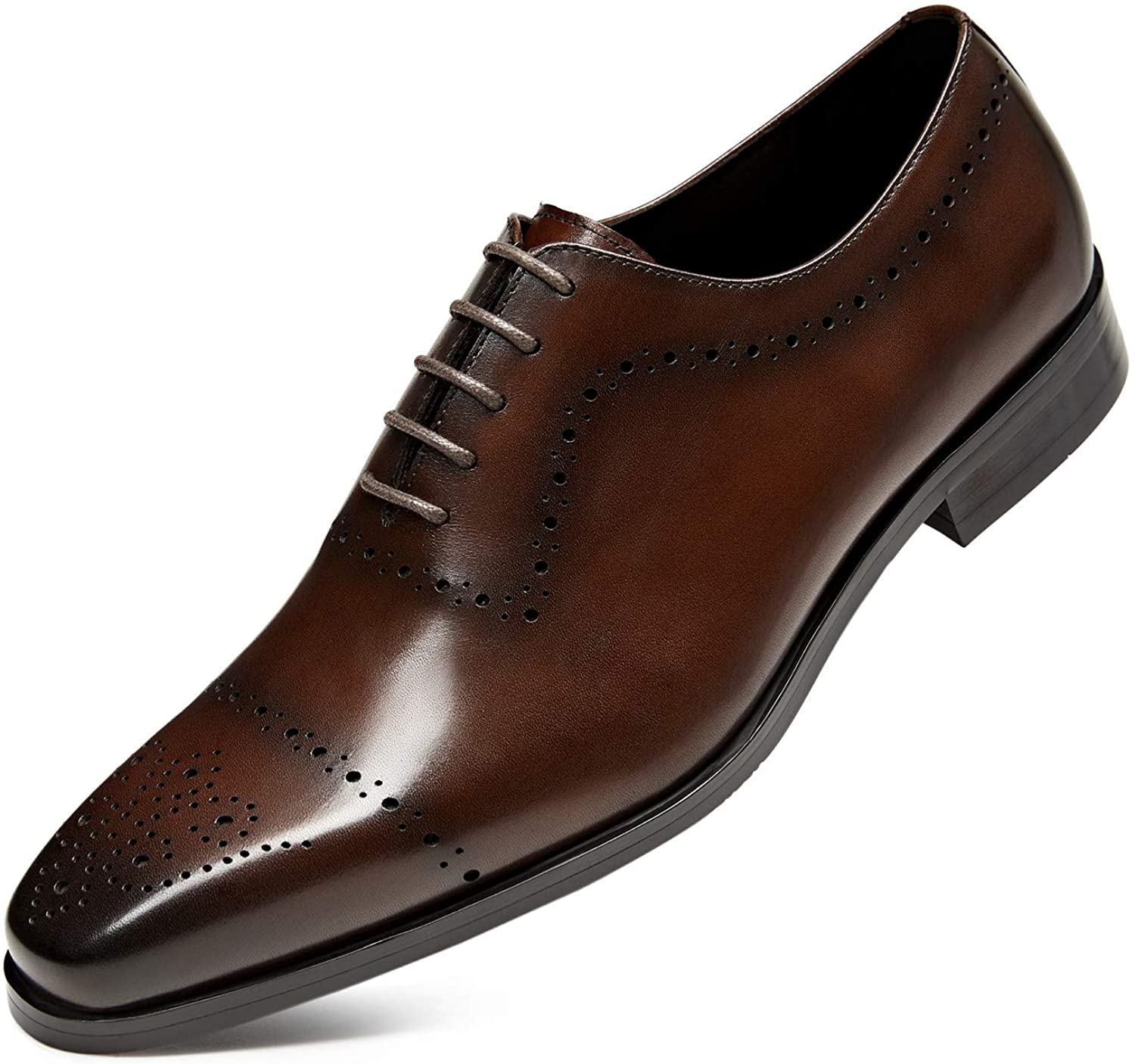 Vellano Kevina Brown Brogue Wholecut Derby Shoe