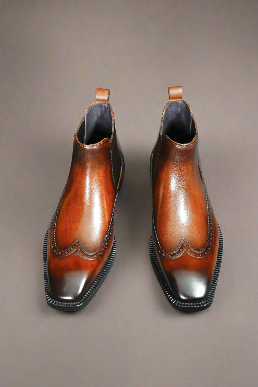 Vellano Windmere Leather Brogue Shoes