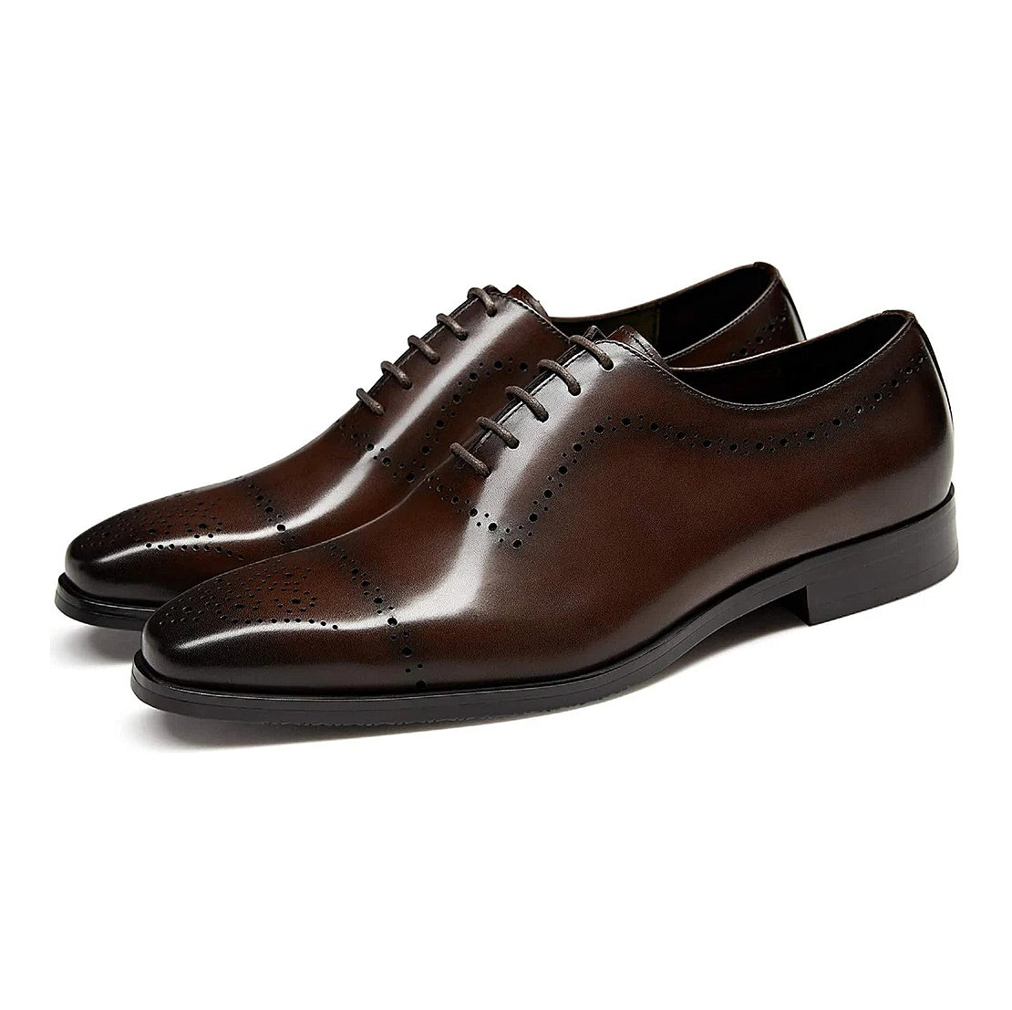 Vellano Kevina Brown Brogue Wholecut Derby Shoe