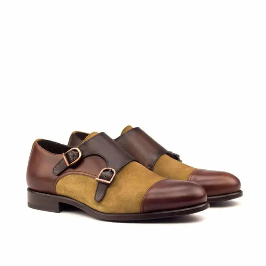 Vellano Brown Crust Mid Suede Monk