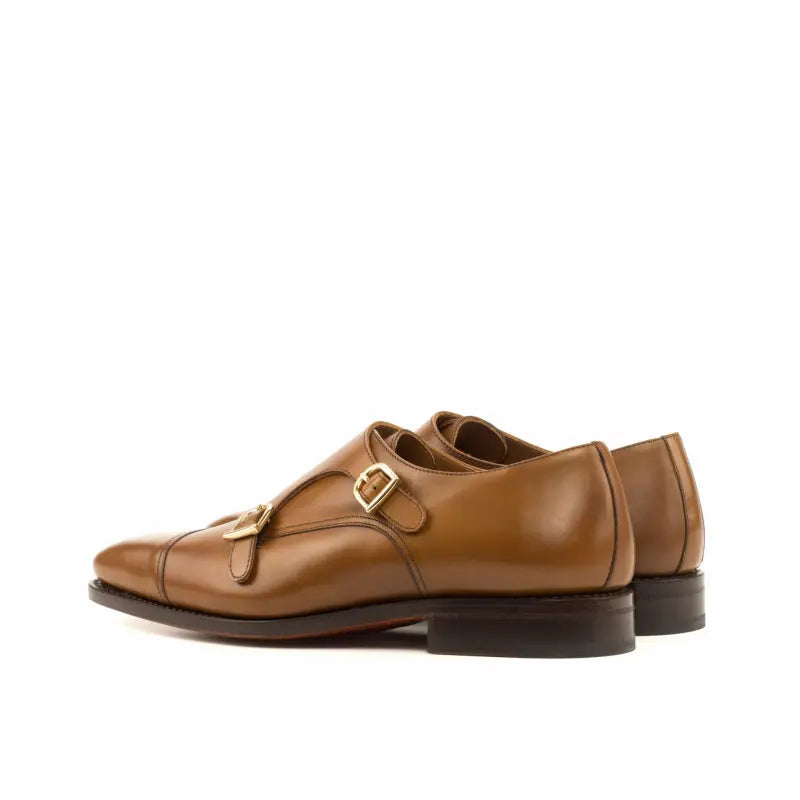 Vellano Adam Tan Monk Strap Shoe