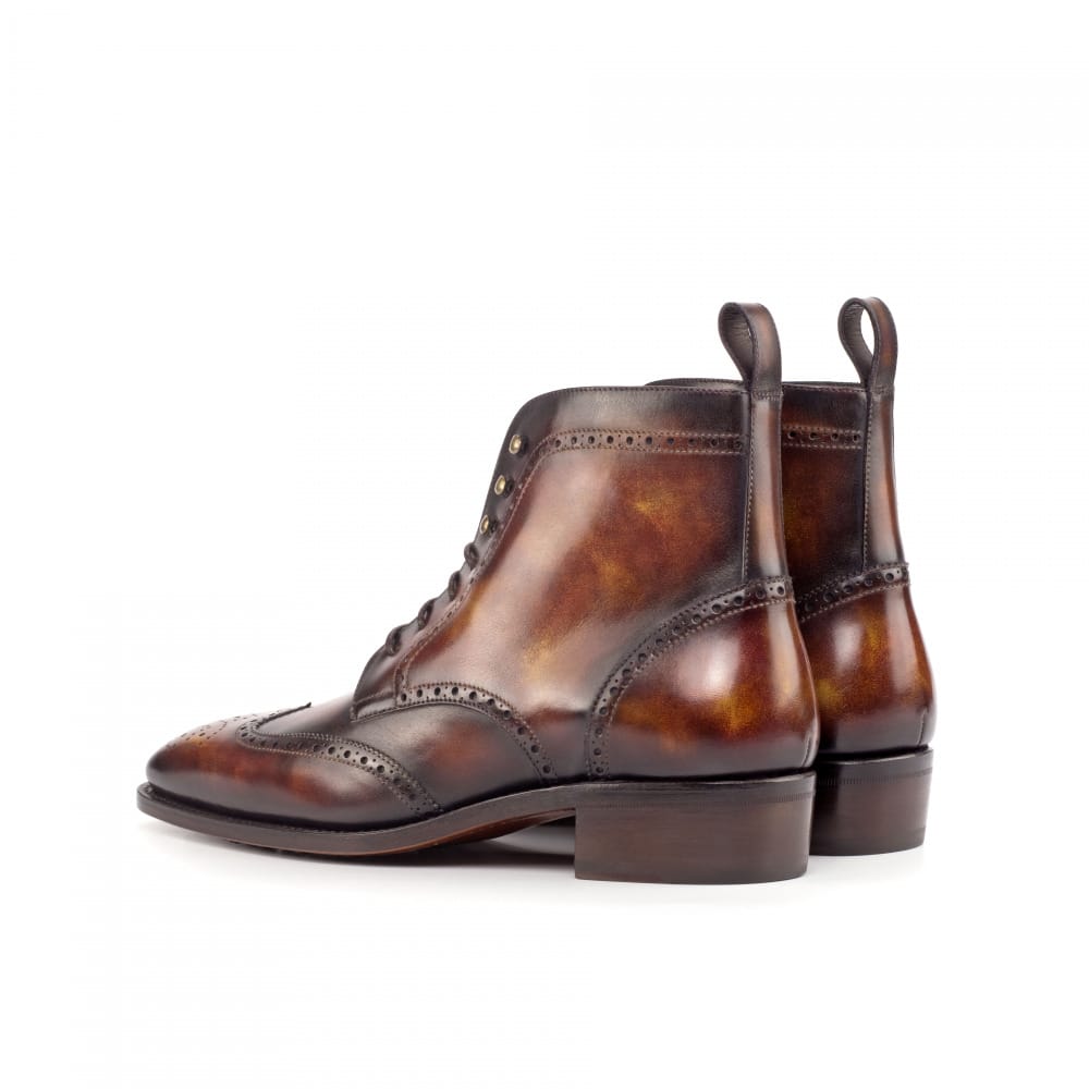 Vellano Hush Earth Brown Brogue Boot