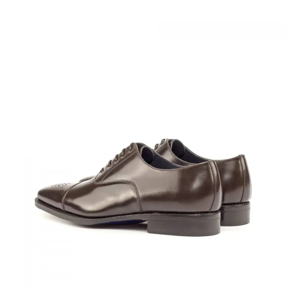 Vellano Brown Toe Design Oxford Shoes
