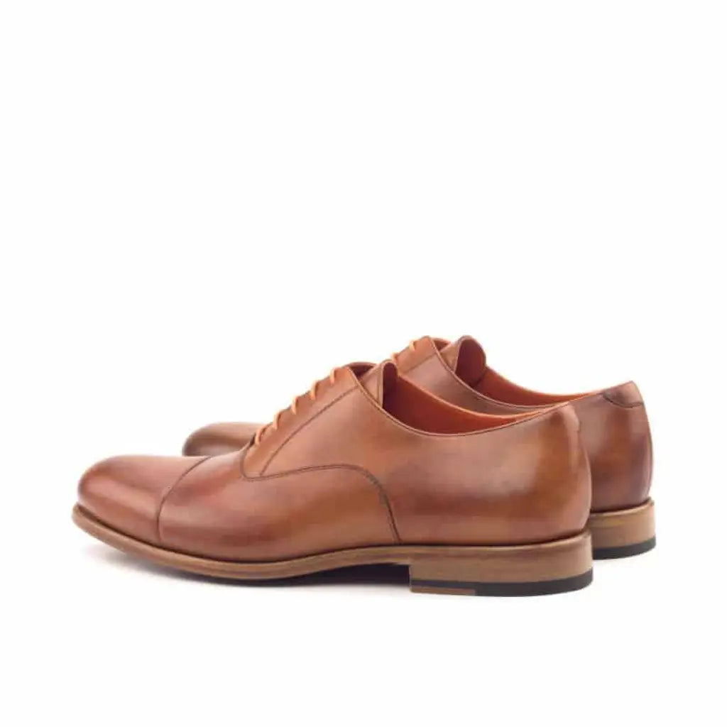 Vellano Martin Tan Crust Leather Oxford Shoes