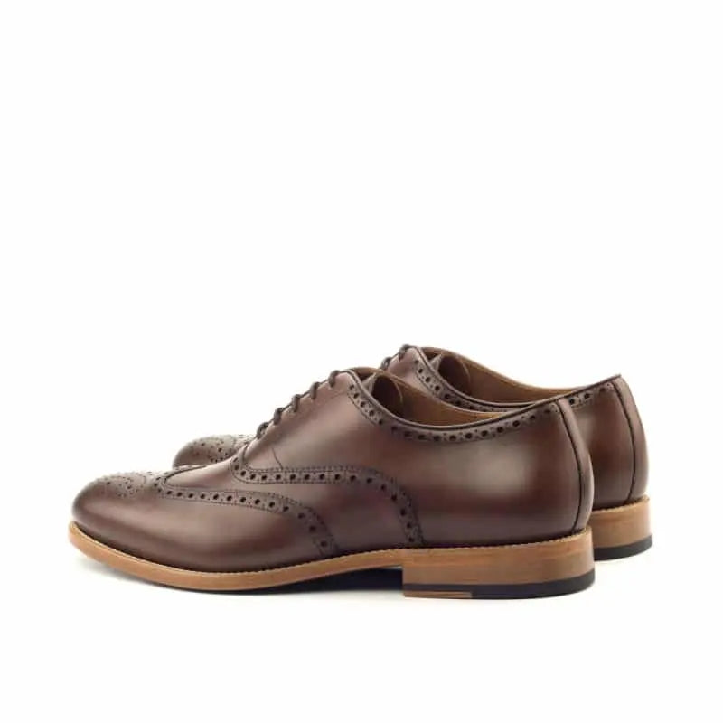Vellano Brown Two Tone Round Toe Brogue