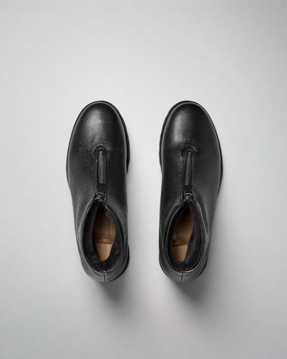 Vellano Funas Black Leather Boots