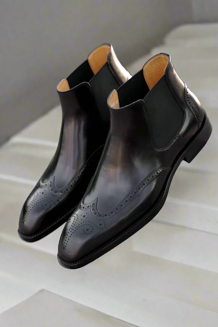 Vellano Ashmoor Core Handcrafted Leather Chelsea Boots for Everyday Wear