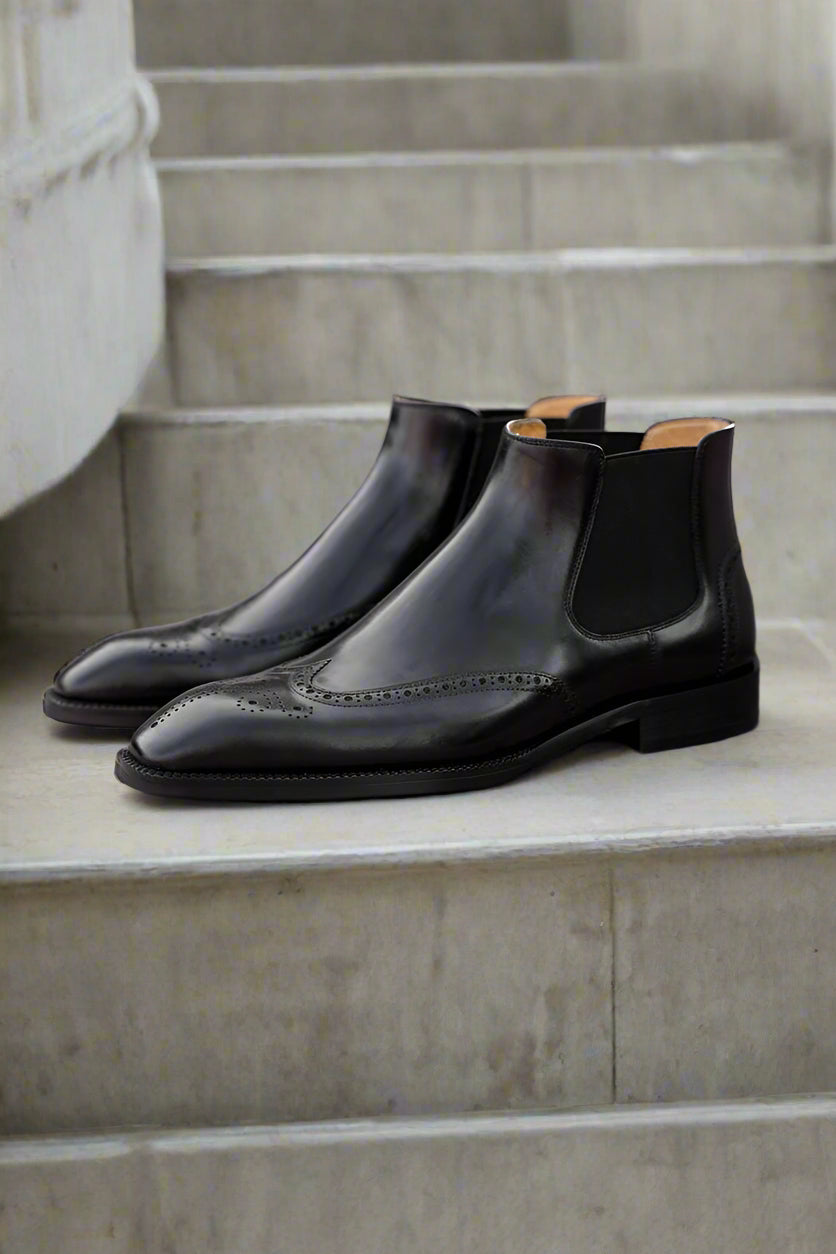 Vellano Ashmoor Core Handcrafted Leather Chelsea Boots for Everyday Wear