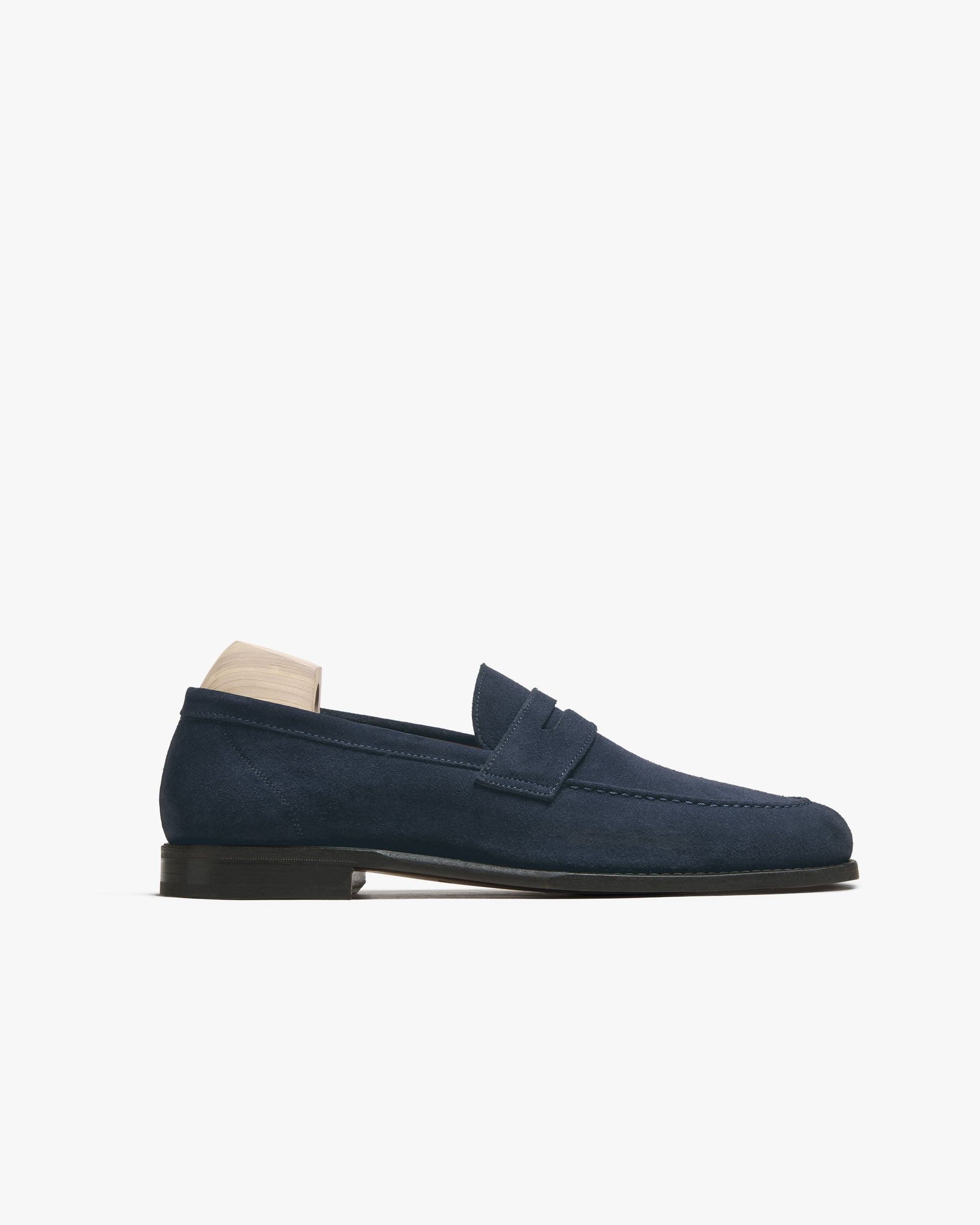 Vellano Lysekil II Navy Suede Loafers