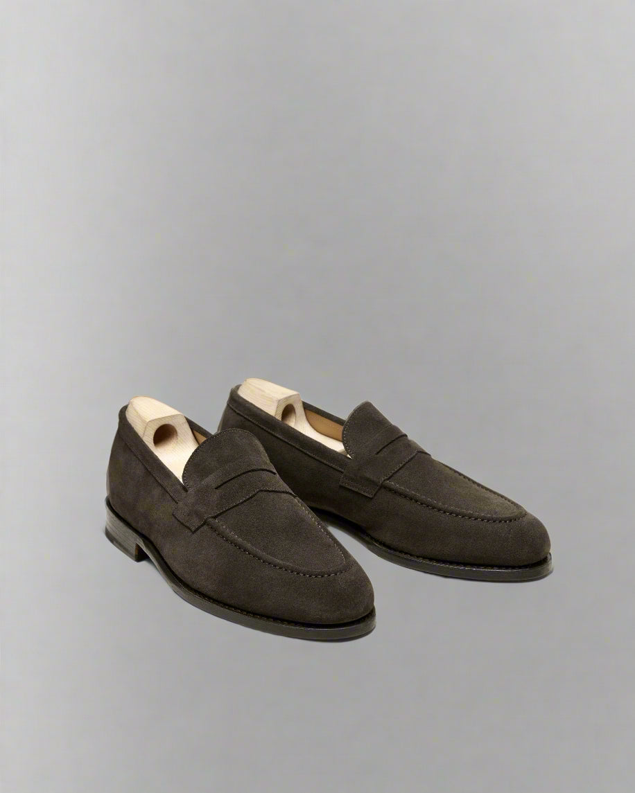 Vellano Lysekil Brown Suede Loafer