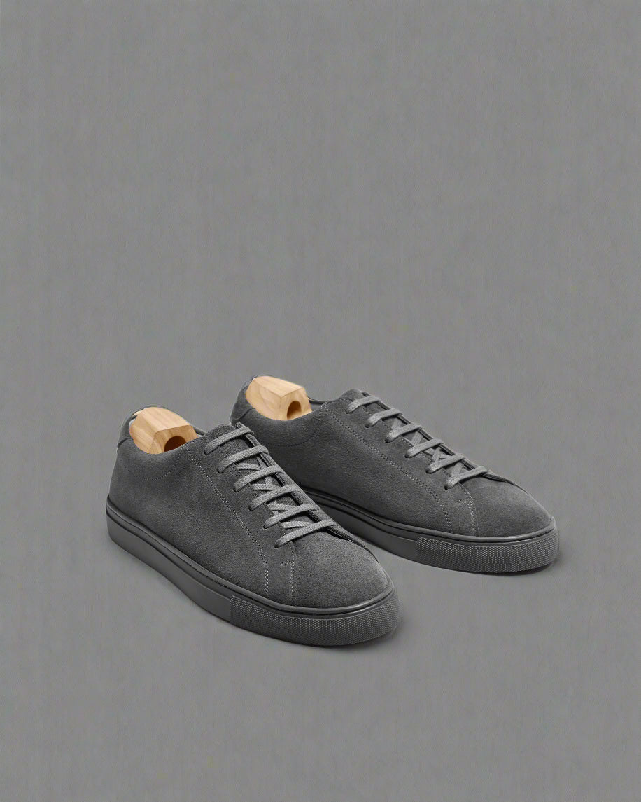 Vellano Dark Grey Suede Sneakers