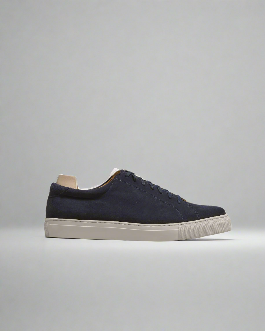 Vellano Oaxen Navy Suede Sneakers
