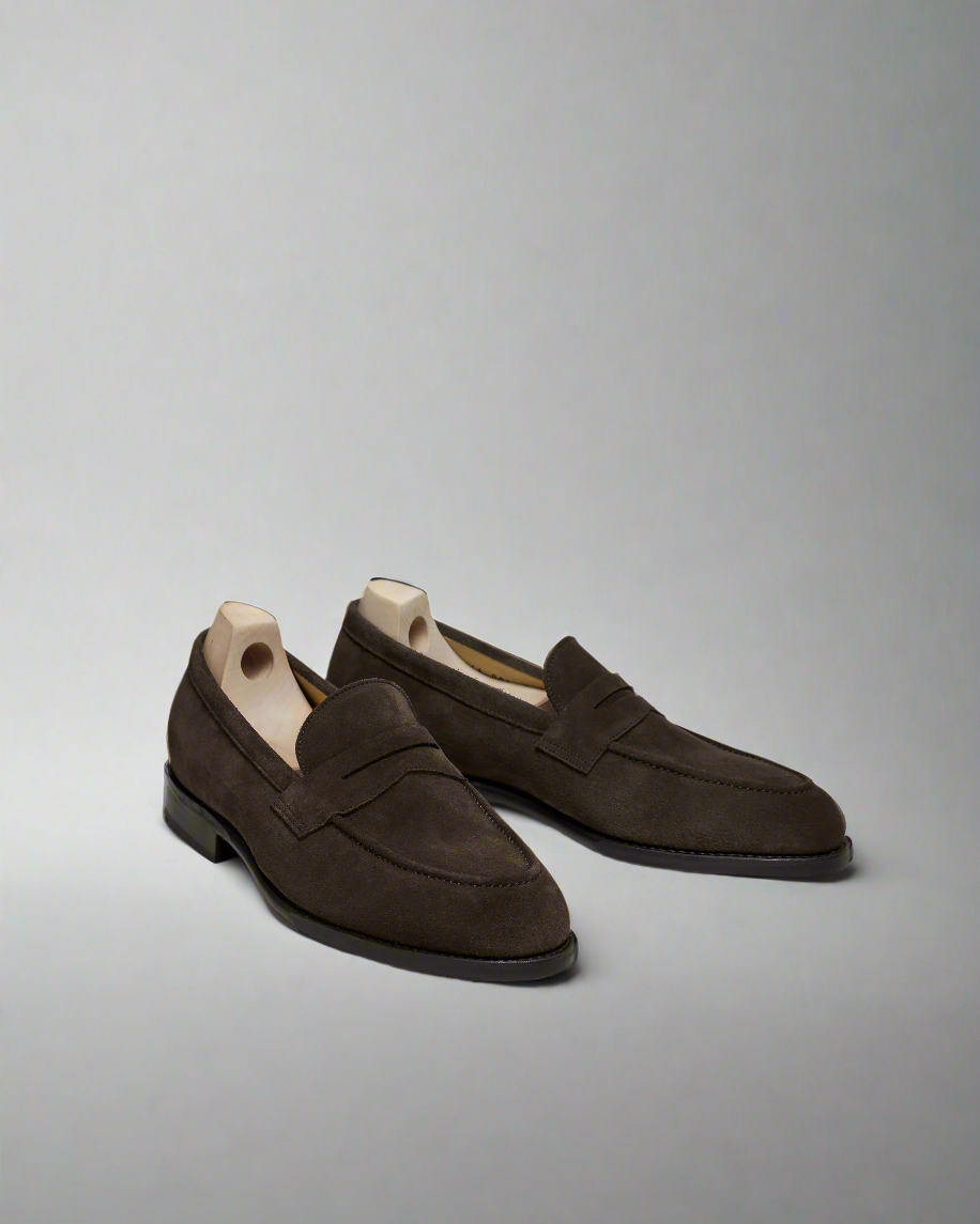 Vellano Stenhammar Brown Suede Loafer