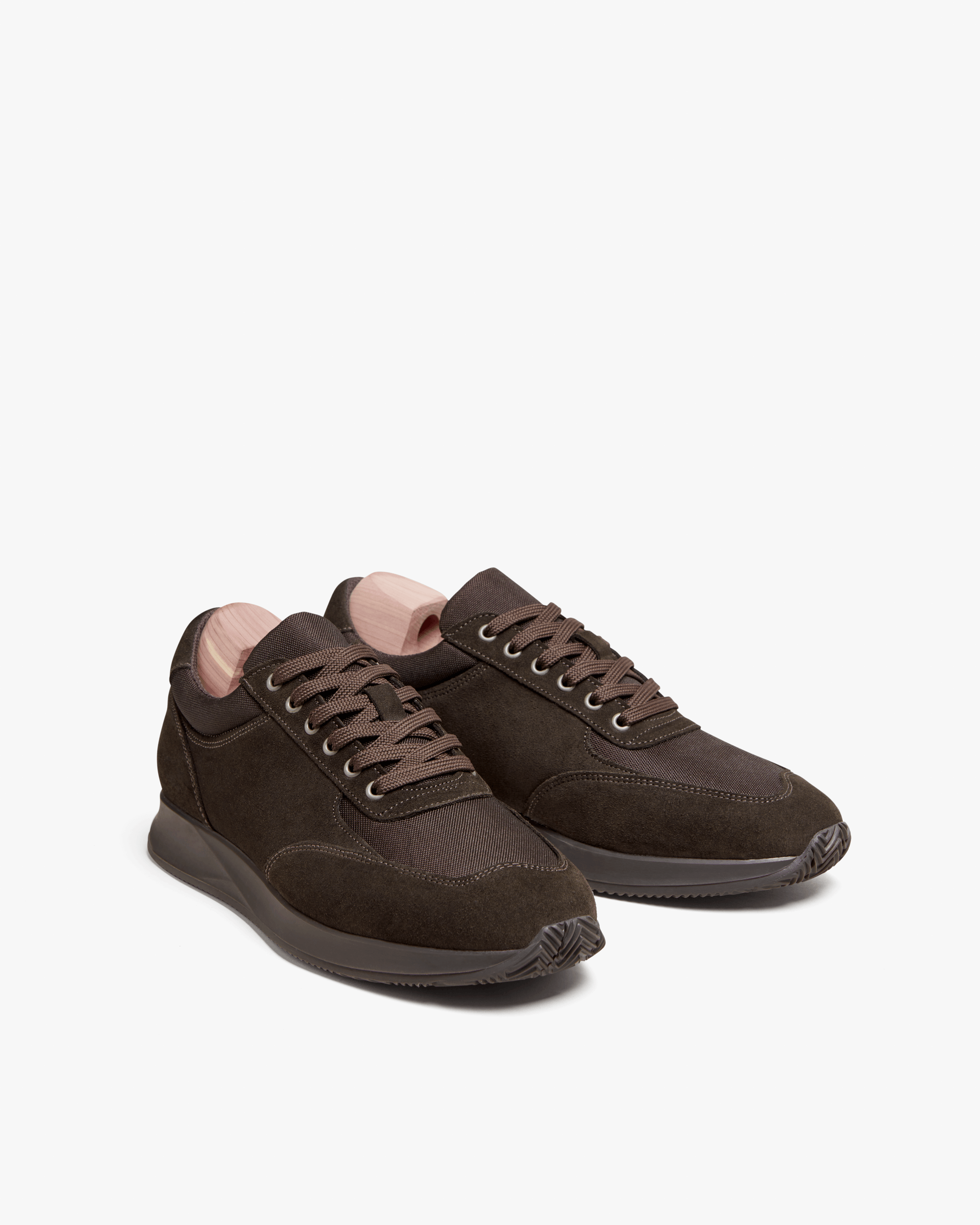Vellano Stensund Dark Brown Suede Trainer