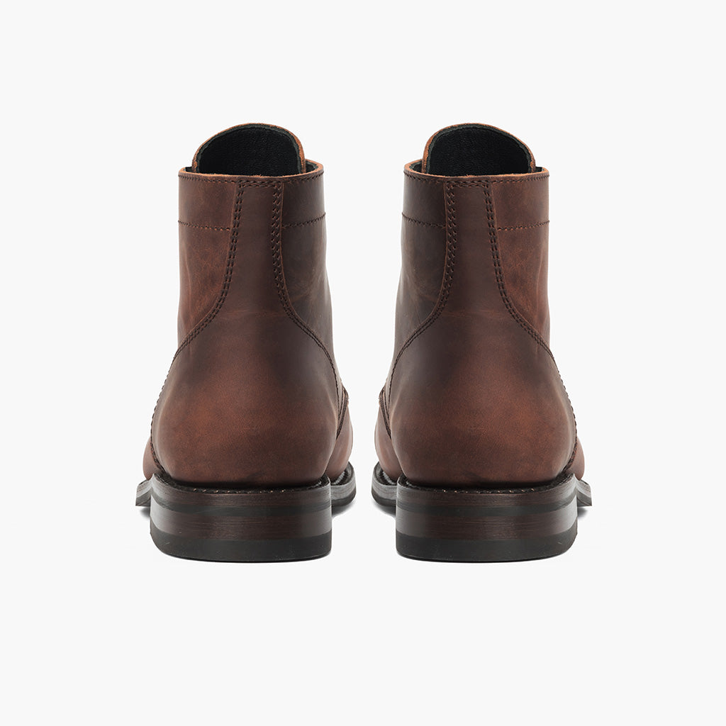 Vellano Frontier Goodyear Welt Lace-Up Leather Boot – Adobe Brown